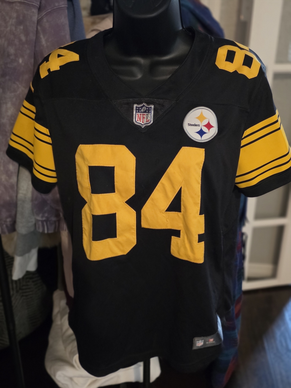 Nike NFL On Field Antonio Brown #84 Pittsburgh Steelers Jersey Men’s M